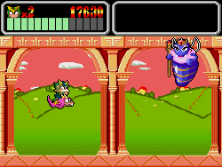 monster lair shooter level on turbografx